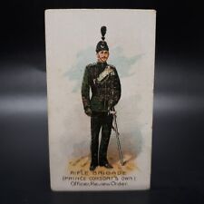 1908 Scissors Cigarette Types Of British Army Rifle Brigade Wills Tobacco picture