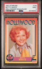 1991 Starline Betty White Hollywood Walk Of Fame #148 PSA 9 Mint POP 5 picture