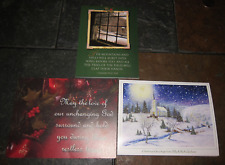 Rev Billy Graham Christmas Cards Lot of 3 1997 2001 2006 picture