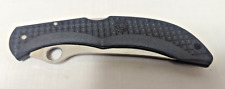 Spyderco Clipit Catcherman AUS-8 Stainless Folding Pocket Knife NEVER USED NEW picture