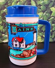 Vtg Whirley Travel Mug MAINE Made In USA Hot Or Cold Cup picture