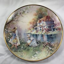 Franklin Mint Limited Edition Plate Gathering Wildflowers picture