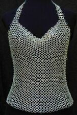 Halloween Women clothing Viking Aluminums chainmail Halter Top Style picture