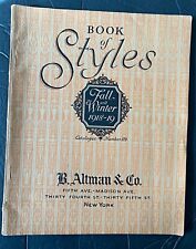 1918 B. Altman New York Department Store Fashion Catalog picture