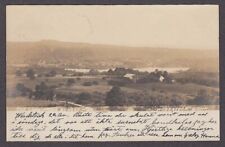 The Lake from Sunset Hill Woodstock CT RPPC postcard 1903 picture