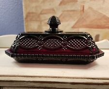 Avon Ruby Red Cape Cod 1876 Covered Butter Dish picture