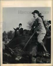 1948 Press Photo Horace Gray youngest member of the field, Deep Run Hunt picture