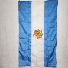 Vintage Argentina Flag 3 x 5 Foot Annin USA NYL-GLO Nylon With Grommets picture