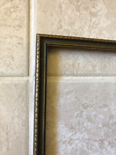 VTG 1930s-50s Wood Gold Picture Frame with Pattern Inset;  Holds 9 1/2