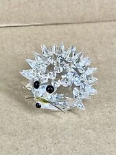 Swarovski Crystal Clear Cut Crystal Glass Hedgehog Figurine Animal Zoo picture