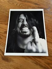 DAVE GROHL Art Print 11x14” Vintage NIRVANA Poster FOO FIGHTERS Middle Finger picture