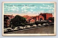 Vtg. postcard Los Angeles County Hospital, Los Angeles California 3.5 x 5.5 inch picture