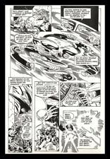 The OMEGA MEN #23 p.19 orig. art Action Page picture