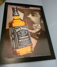 RARE 2008 JACK DANIEL'S NO. 7 TENNESSEE WHISKEY HALOGRAM LOOK 3-D BOTTLE SIGN picture