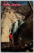 Postcard Tahquitz Falls, Palm Springs CA P169 picture