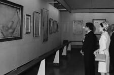 Japanese Crown Prince Akihito Princess Michiko visit exhibitio- 1968 Old Photo picture