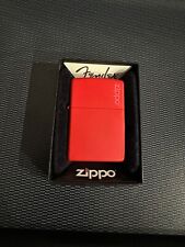 ZIPPO LIGHTER RED FENDER BRAND NEW VINTAGE 2012 picture