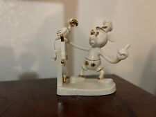 Lenox Walt Disney Mickey Mouse Steamboat Willie Figurine Ivory & Gold NEW picture