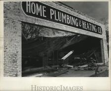 1969 Press Photo Building Heavily Damaged After Hurricane Camille in Gulfport picture