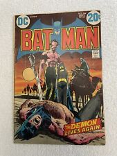 Batman # 244 , 3.0 , Good / Very Good , Several creases on front cover picture