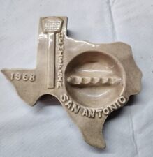 Vintage 1968 Hemisfair San Antonio Texas Souvenir Ashtray picture