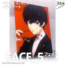 Persona Exhibition FACE_5 Acrylic Art with Autograph ATLUS SEGA FiFS Japan NEW picture