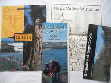 VTG Lot California Road Maps Guides SoCal BIG BEAR Napa Valley NPS SEQUOIA KINGS picture