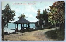 Postcard Scranton PA Pennsylvania AI Vista Moosic Lake Gazebo c1908 Hop Bottom picture