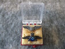 WWII NAVIGATOR WINGS US AIR CORPS & ROYAL CAN AIR FORCE STERLING/ENAMEL/GF-MEYER picture