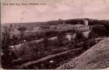 Vintage Postcard View from Easy Street Pittsfield ME Maine 1907            E-518 picture