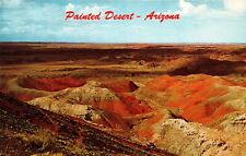 Arizona's Painted Desert near Holbrook AZ on Interstate 40 Vtg Postcard View picture