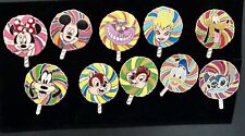🍭 Disney Character Lollipop Pin Lot - 2008 Complete Set Disney Lollipop LE Pins picture
