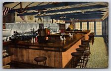 Barnacle Bill's Restaurant Clam Bar Lindenhurst Long Island New York 1955 PC picture