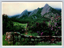 Vintage Postcard Flatirons Chataugua Park Denver Colorado picture