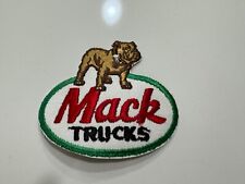 Vintage Original 1970s Mack Trucks Bulldog Logo Embroidered Patch picture