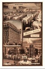 Hotel Astor Times Square New York City NY 1920s Postcard Ad Columbia Room picture