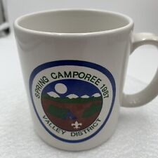 VTG Boy Scouts Coffee Mug 1987 Spring Camporee Valley District Colorado picture