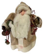 Vintage Handmade OOAK Papier Mache Santa Claus Father Christmas St. Nick 13” picture