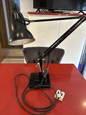 Herbert Terry Black Two Step Anglepoise Lamp In Great Working Condition Retro picture
