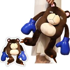 17 inch 45cm Anime Jujutsu Kaisen Cosplay BearPlush Gojo Itadori Box Boxing New picture