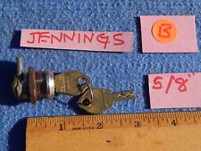 1930s 1940s O.D. Jennings ?? Lock & Key 5/8 inch - Bell Lock 1 OD 39 - 2 keys picture