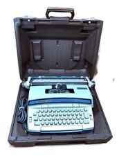 Vintage Smith-Corona Electric Typewriter Coronet Super 12 Baby Blue   Model 6LEA picture