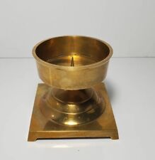 Vintage Brass Pillar Candle Holder Archana Handcrafts India  picture