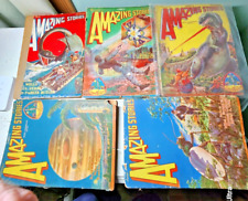 Amazing Stories Bedsheets of various years Pulp Lot #4 picture