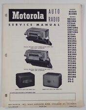 1950s MOTOROLA AUTO RADIO SERVICE MANUAL R15A6/R14M6 chassis 29 models {B} picture