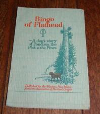 RARE C. 1920 BINGO OF FLATHEAD PONDOSA PINES LUMBER SUPPLY SALES OREGON BROCHURE picture