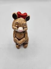 VTG. Flirty Teddy Bear Figurine picture