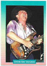 Vintage 1991 STEVIE RAY VAUGHAN Brockum Rock Card picture