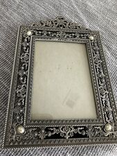 Pewter Photo Frame For 3 X 5 Pictures picture