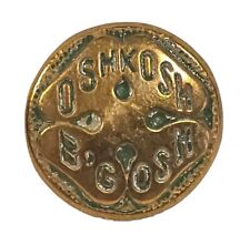 Vintage Osh Kosh B’Gosh Brass Cloverleaf Button picture